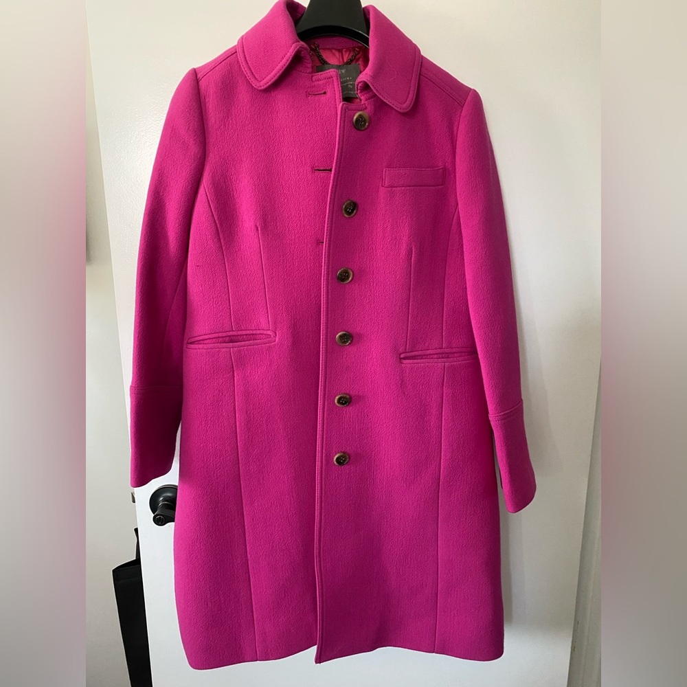 JCrew double cloth pea coat
